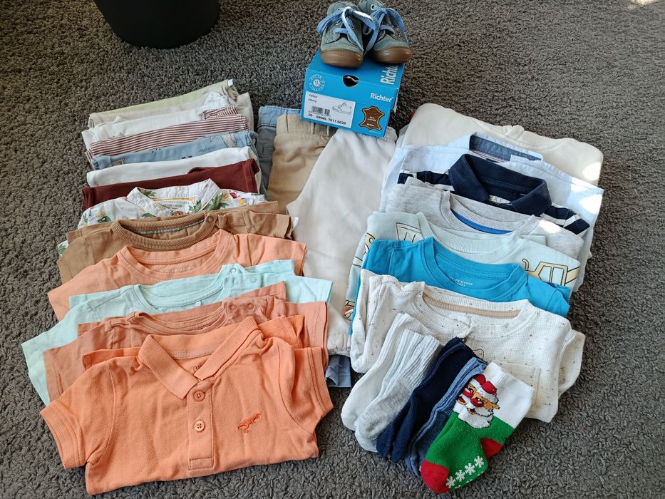 Ubranka chłopięce rozmiar 80