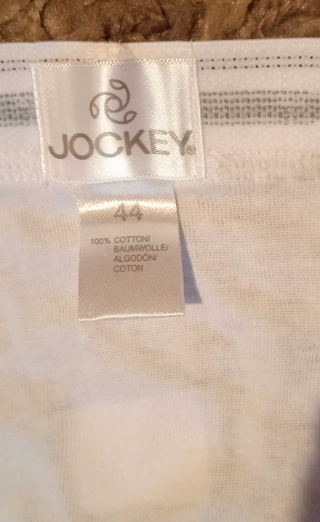 Slipy białe  JOCKEY nowe bez metki duże rozmiar 44
