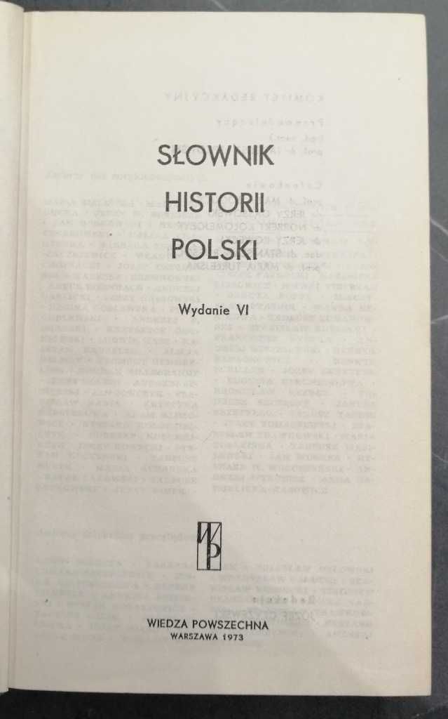 Słownik historii Polski wyd. 6