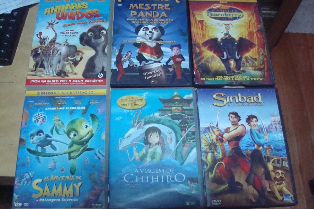 lote 19 dvds originais desenhos animados