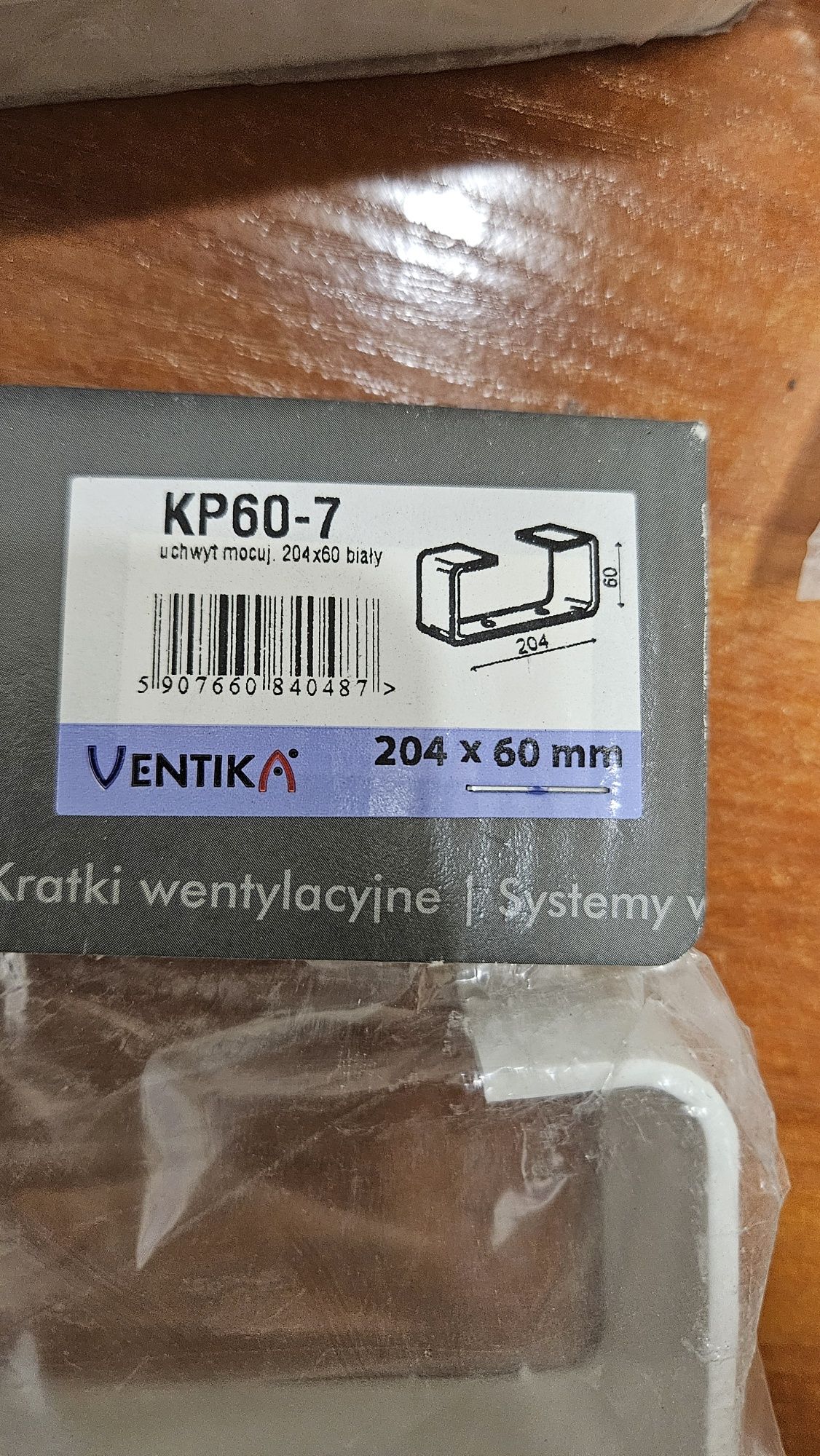 Elementy wentylacji KP60-7, WP520, KP60-1, KP60-5