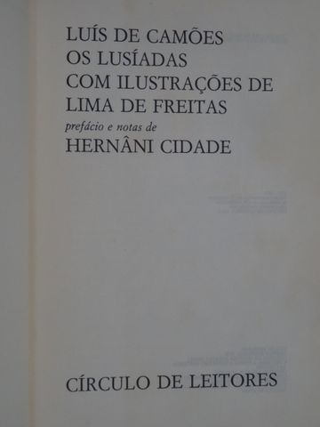 Os Lusíadas de Luís de Camões - Com Ilustrações de Lima de Freitas