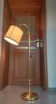 Lampa podłogowa, regulowana wysokość, z abażurem