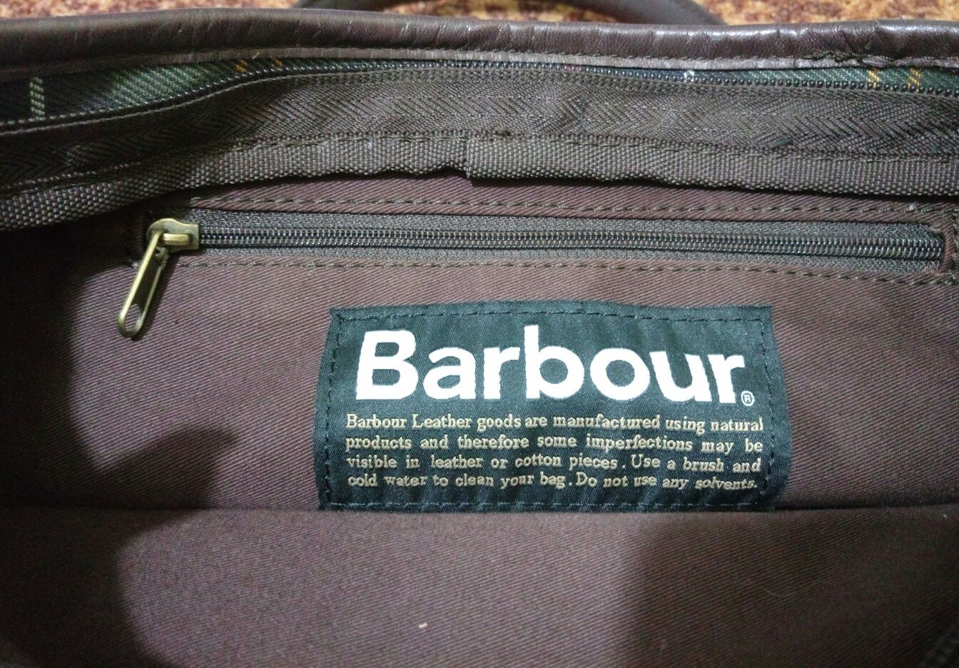 Оригінал Barbour літня текстильна сумка