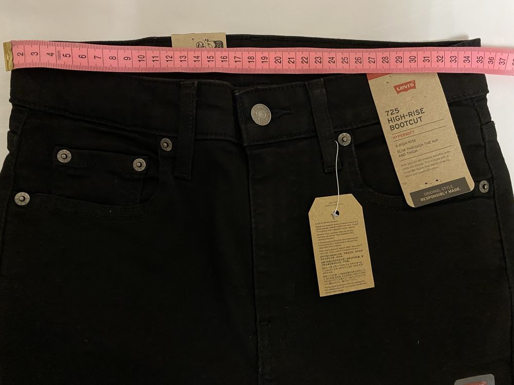 Джинси 725 High Rise Bootcut Women's Jeans W28xL34 Soft Black