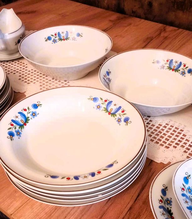 Serwis obiadowy na 6 osób Lubiana Wzór kaszubski