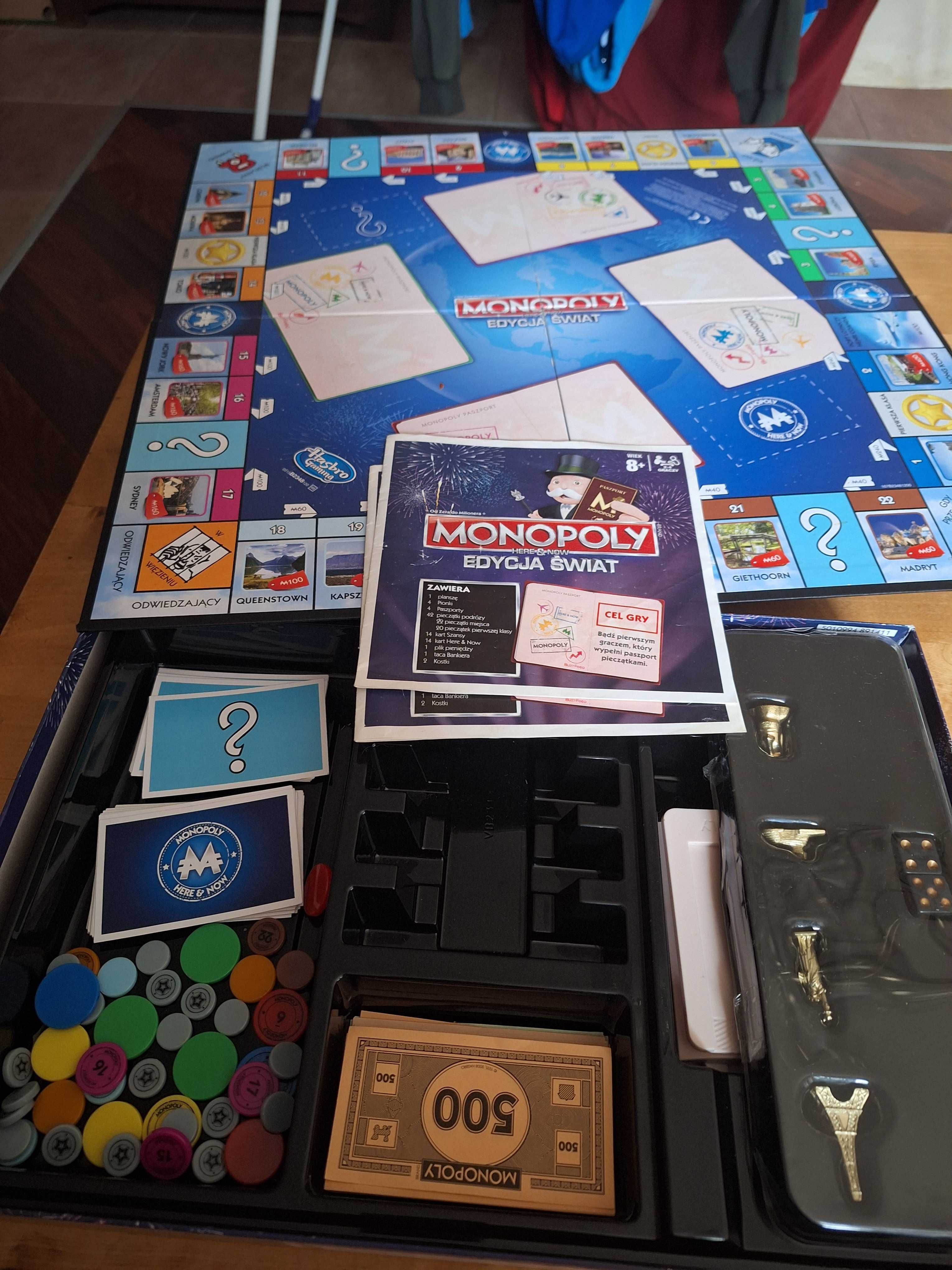 Gra planszowa MONOPOLY edycja Świat