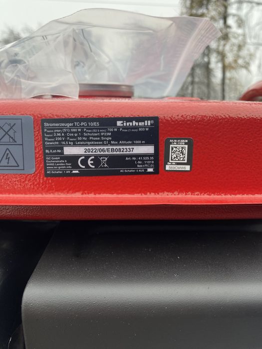 Продам бензиновий генератор Einhell TC-PG 10 / E5.   Є різні моделі