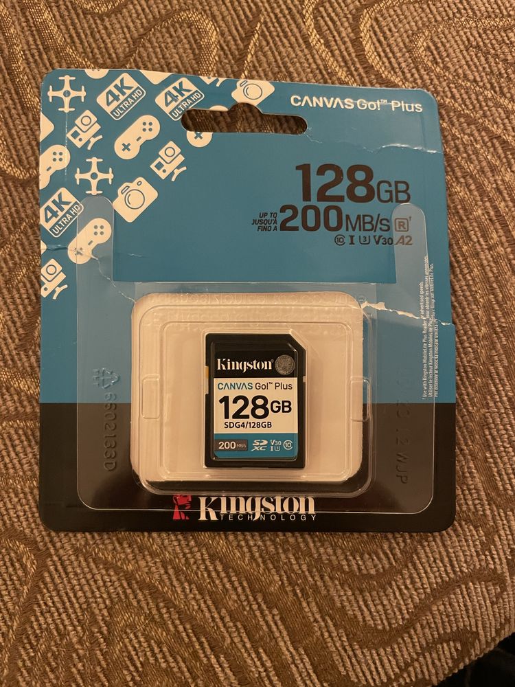SD карта Kingston Canvas Go Plus