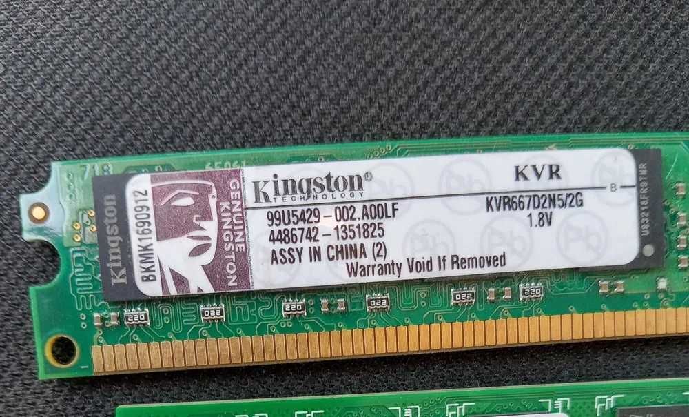 4 Gb Memória RAM DDR 2 667Mhz e 800 Mhz