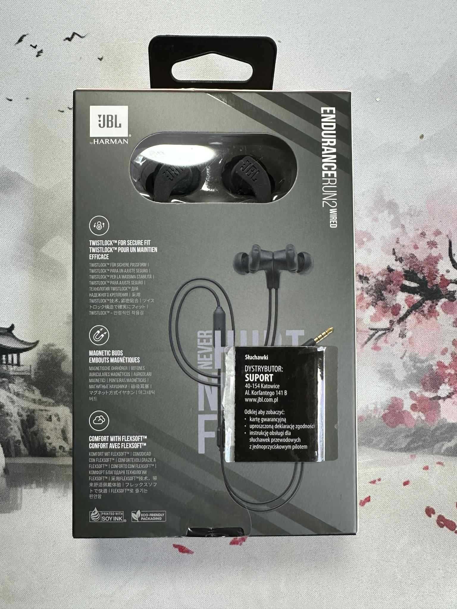 NOWE! JBL Endurance Run 2 Wired - czarne