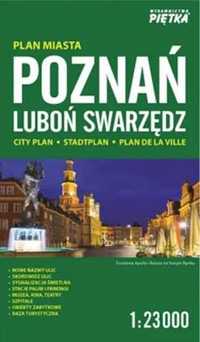 Poznań 1:23 000 plan miasta PIĘTKA - praca zbiorowa