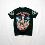 Akama t-shirt vintage girl doubleprint M slim