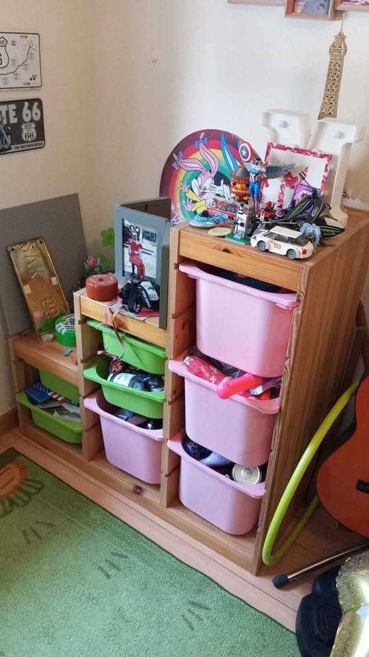 movel arrumação quarto criança com gavetas