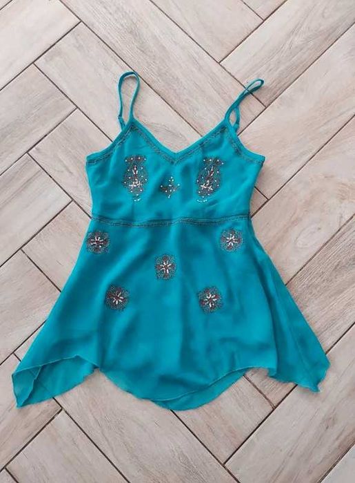 Sara Kelly vintage asymetryczny top 12