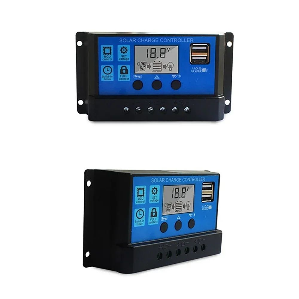 Controlador para painel Solar de 30A Automático 12/24V USB Duplo *NOVO