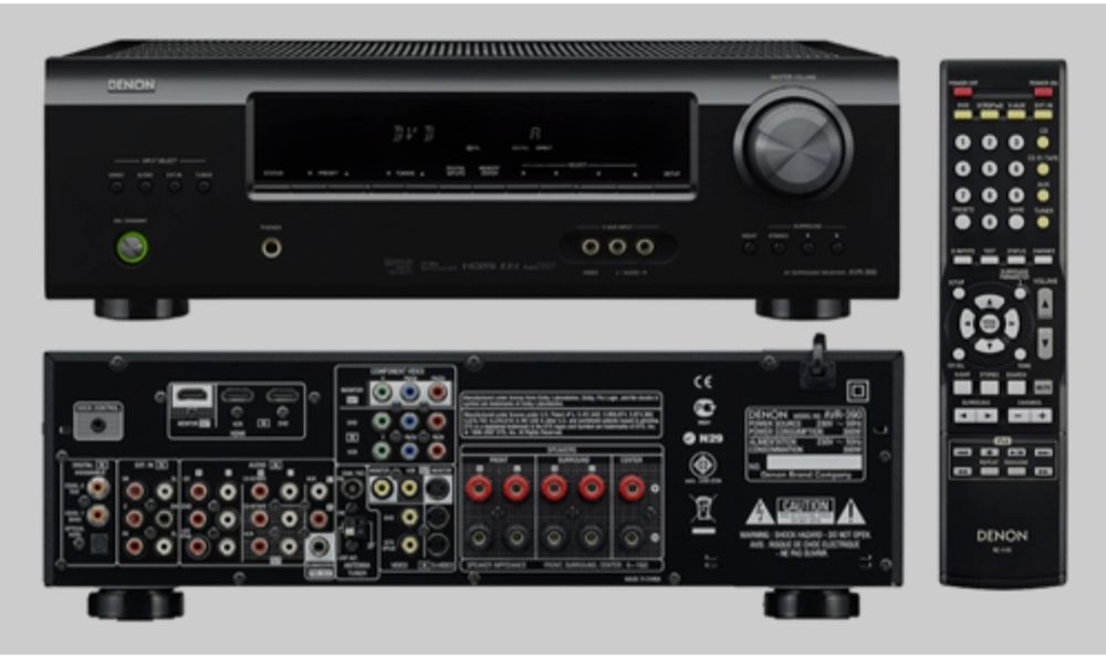 Amplificador de som Denon AVR 390