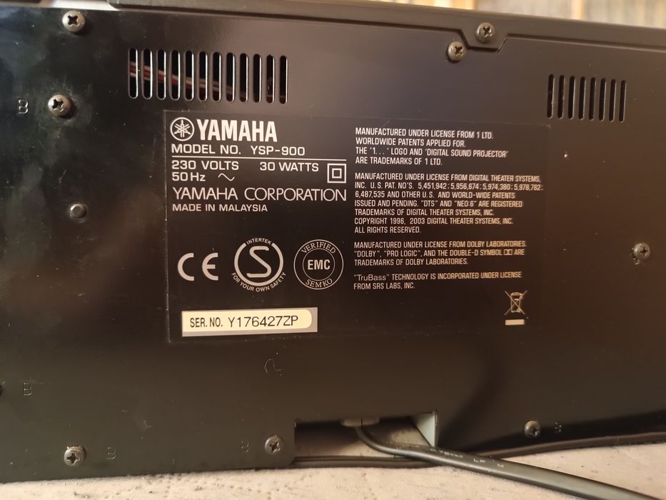 Soundbar Yamaha YSP-900