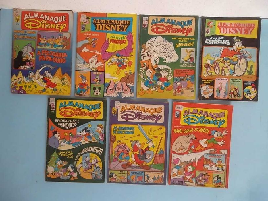 ALMANAQUE DISNEY - 23 revistas Editora Abril anos 70 antigas