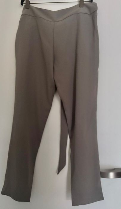MANGO  Spodnie Casual z wiązaniem w pasie M L