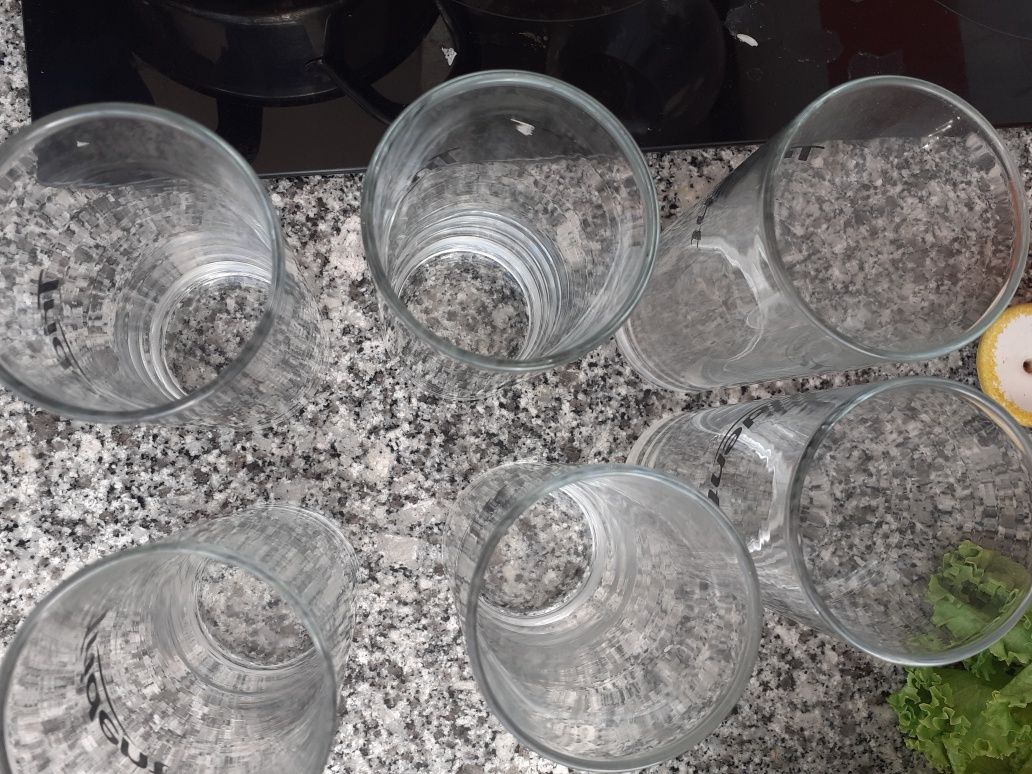 copo de água e suco 6 pcs