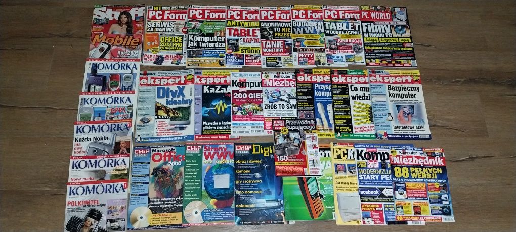 PC format,Komórka,komputer Świat pisma