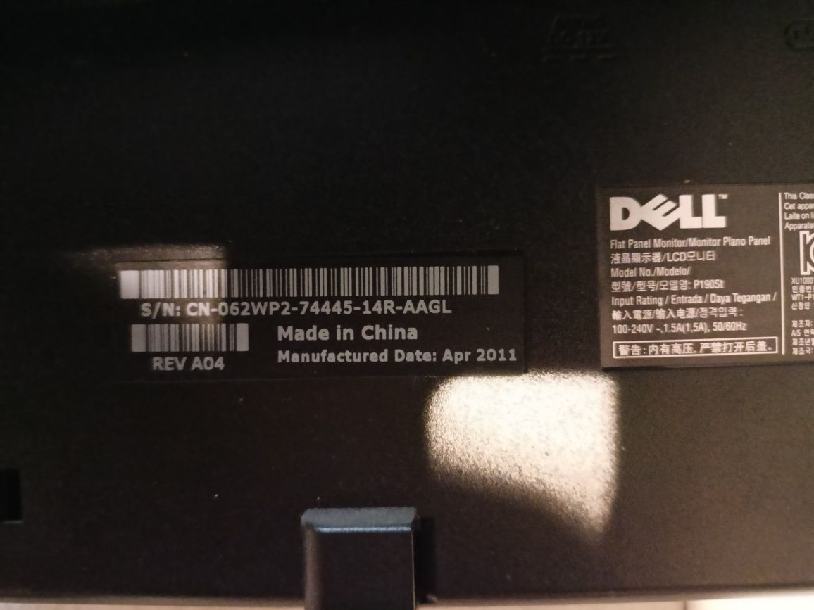 Monitor Dell p190st