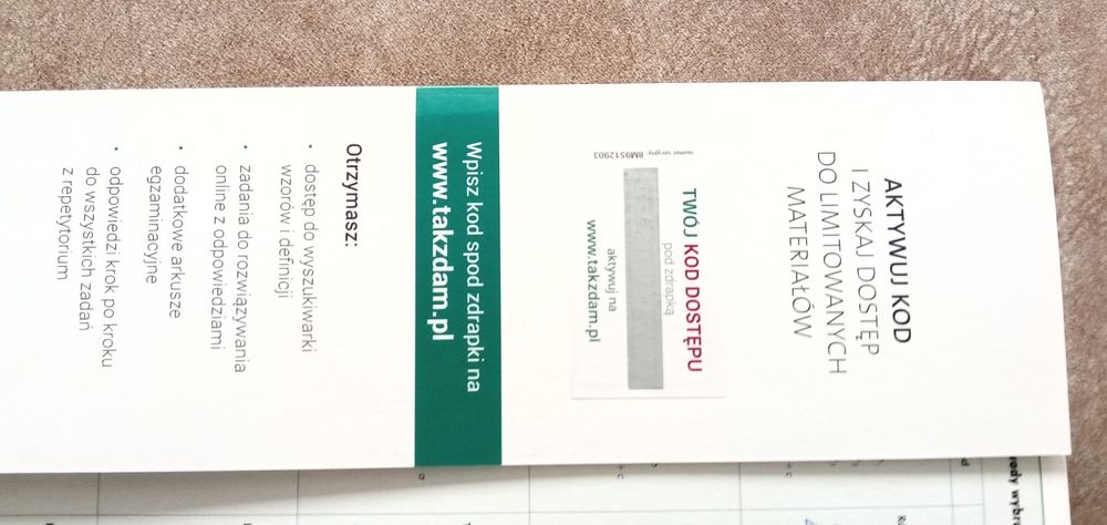 Tak, zdam! Podręcznik i ćwiczenia egzamin ósmoklasisty