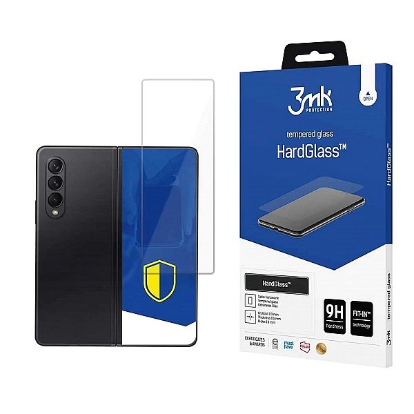 Szkło 9H 3mk HardGlass™ na Samsung Galaxy Z Fold 4 (front)