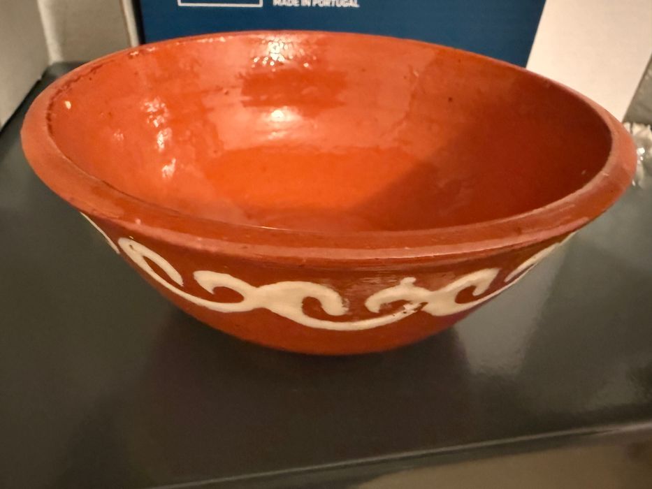 Conjunto louça em barro