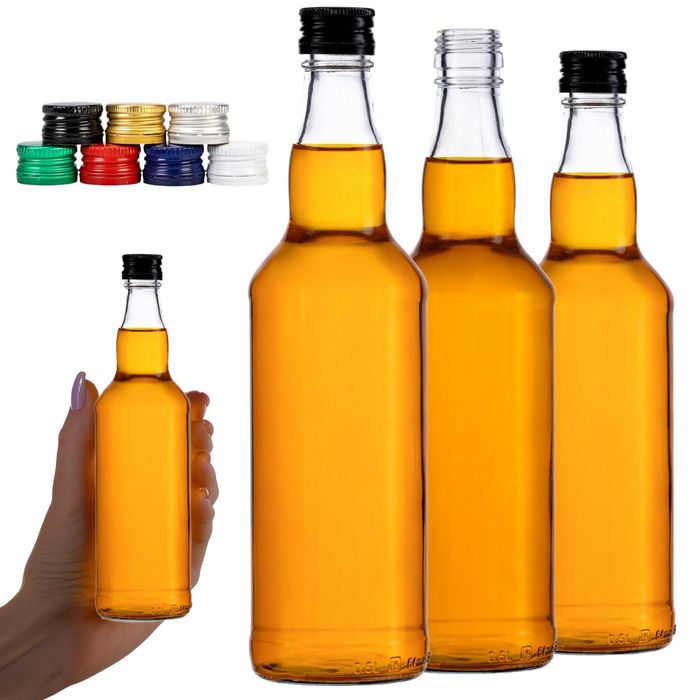Klasyczna butelka monopolowa 500 ml na bimber barszcz soki 20 sztuk
