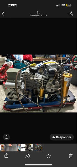 Vendo compressor de mergulho/paintball