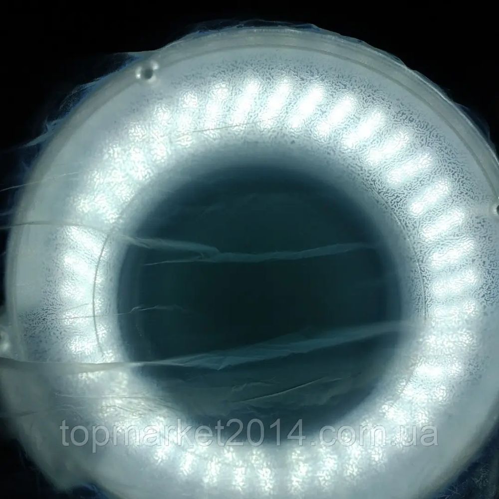 Светодиодная ( LED) лампа-лупа напольная на металлическом кронштейне