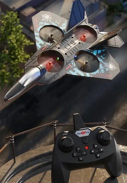 Радіокерований літак- винищувач з підсвічуванням Aerial Fighter Chaser