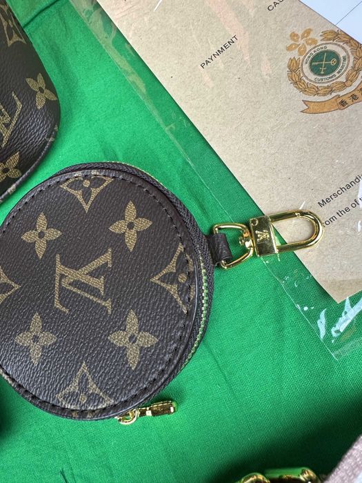 Komplet Torebka damska Louis Vuitton jasna monogram pelne logowanie