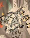 Next spodenki szorty ogrodniczki 56/62 jak i love milk h&m