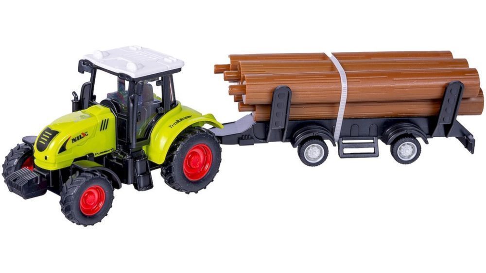 Zestaw Farmerski 2 Duże Traktory + 3 Maszyny Rolnicze Kombajn
