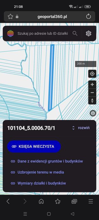 Działka Człopy blisko Uniejowa