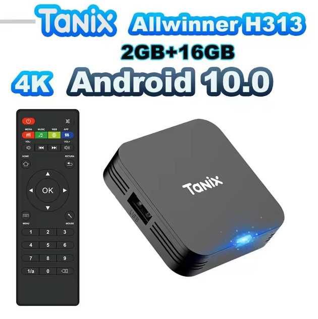 TV Box Tanix TX1 Android 10,  2Gb / 16Gb. Самий малий ТБ-бокс !!!