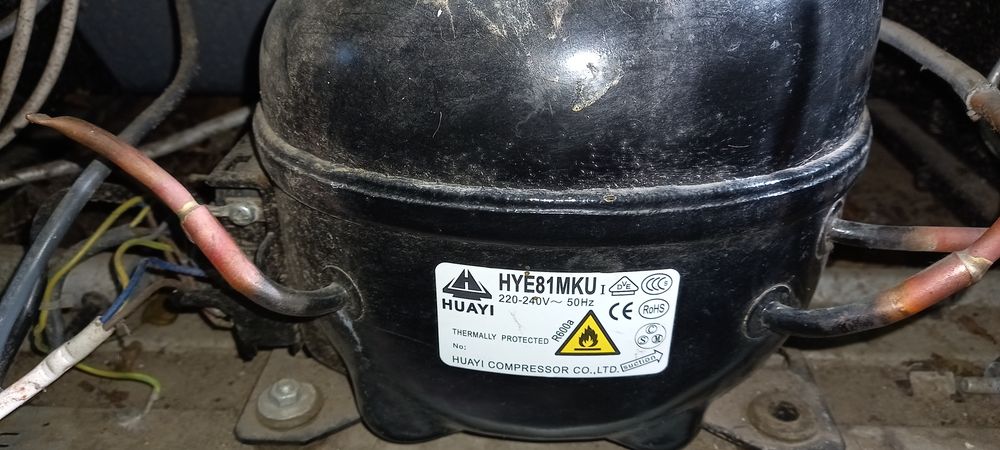 Мотор від Холодильника HUAYI HYE81MKU R600a,Мотор LG MA57LAEG R134a