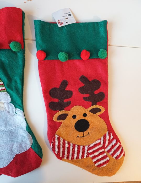 Skarpety świąteczne ozdobne zestaw