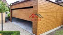 Garaż blaszany 6x6m profil zamknięty brama automat