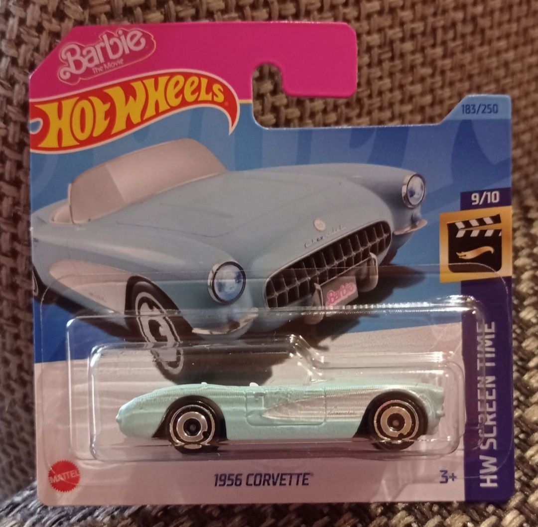 Hot Wheels 1956 Corvette Barbie auto samochód resorak zabawka