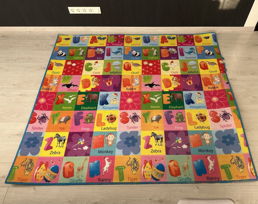 Двухсторонний коврик детский 180х200 термоковрик