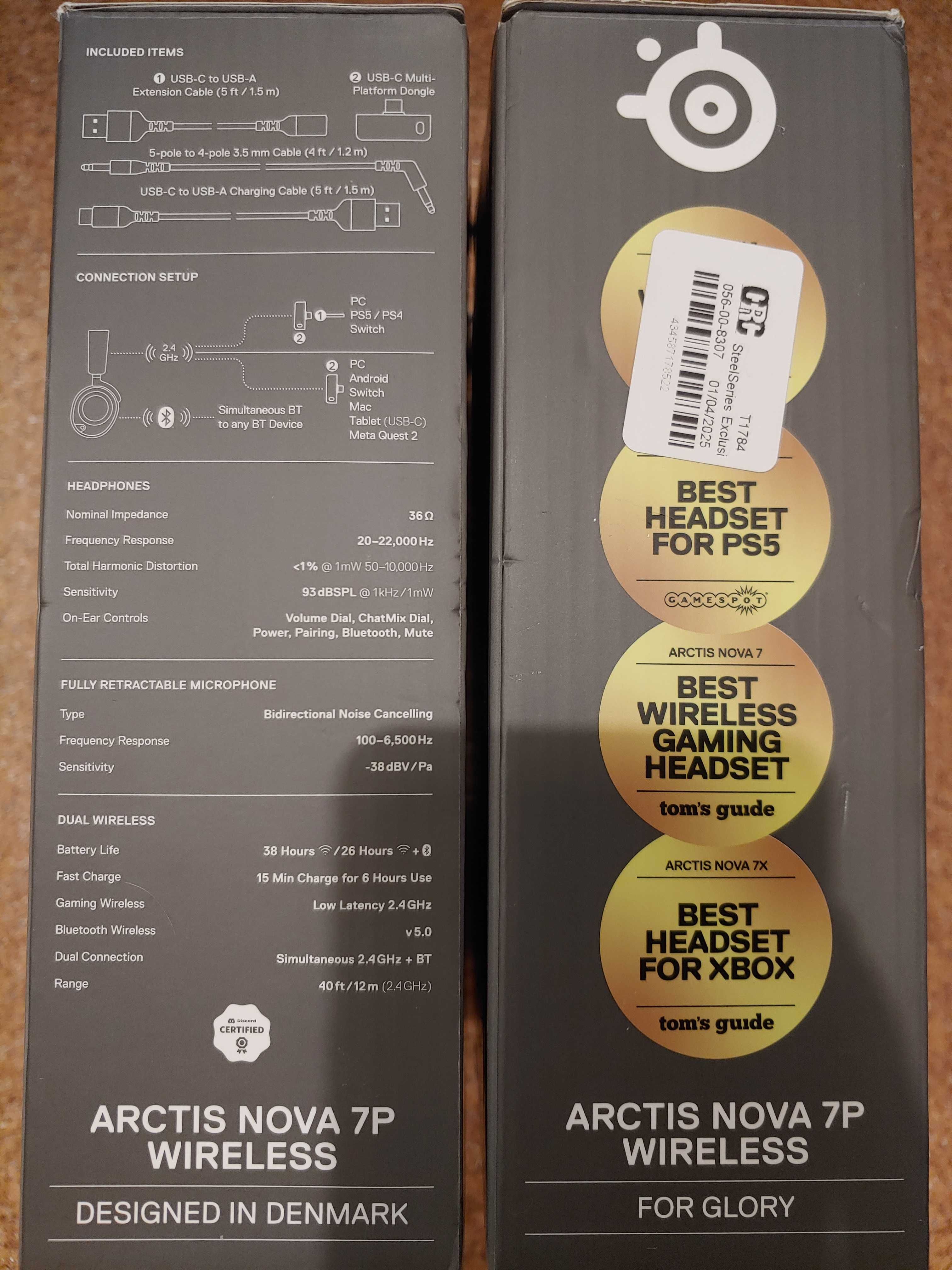 Бездротові навушники SteelSeries Arctis Nova 7 Wireless +boost УЦІНКА!
