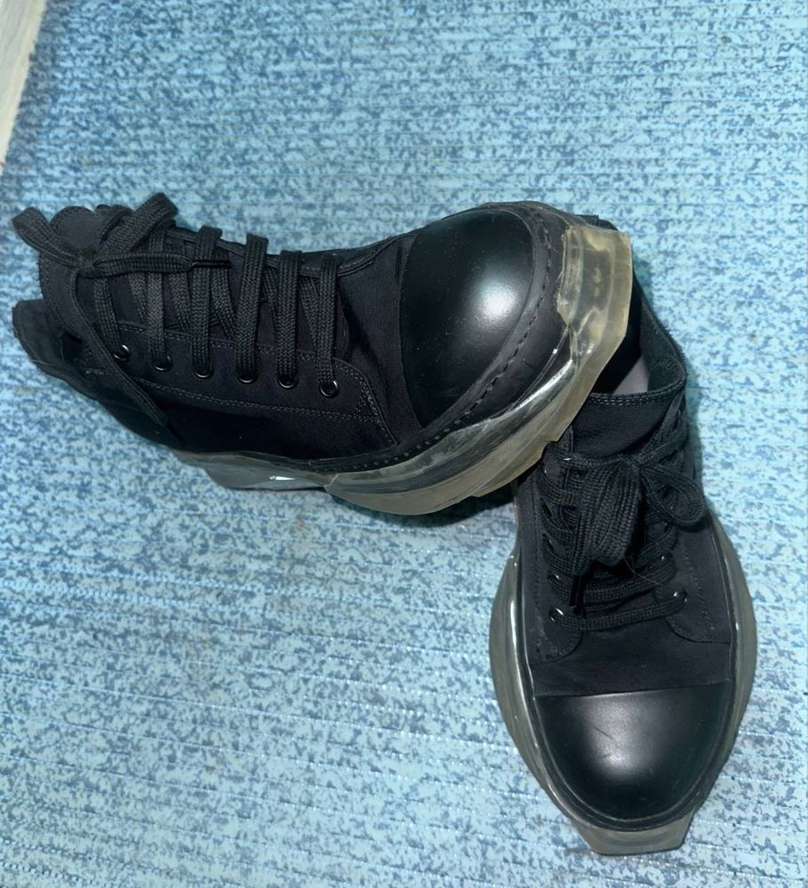 rick owens clear sole abstract