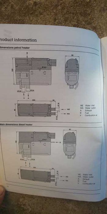 автономний  обігрівач салону