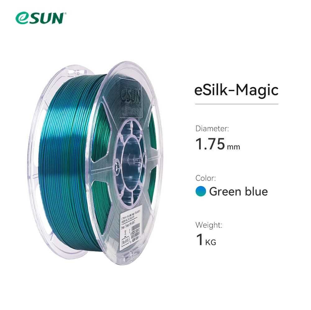 Філамент ∅1.75 eSUN матеріал ePLA Silk Magik бобіна 1Кг