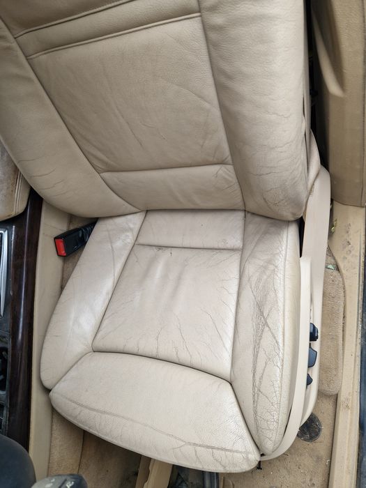 Кожаный салон bmw е70 комфорт беж