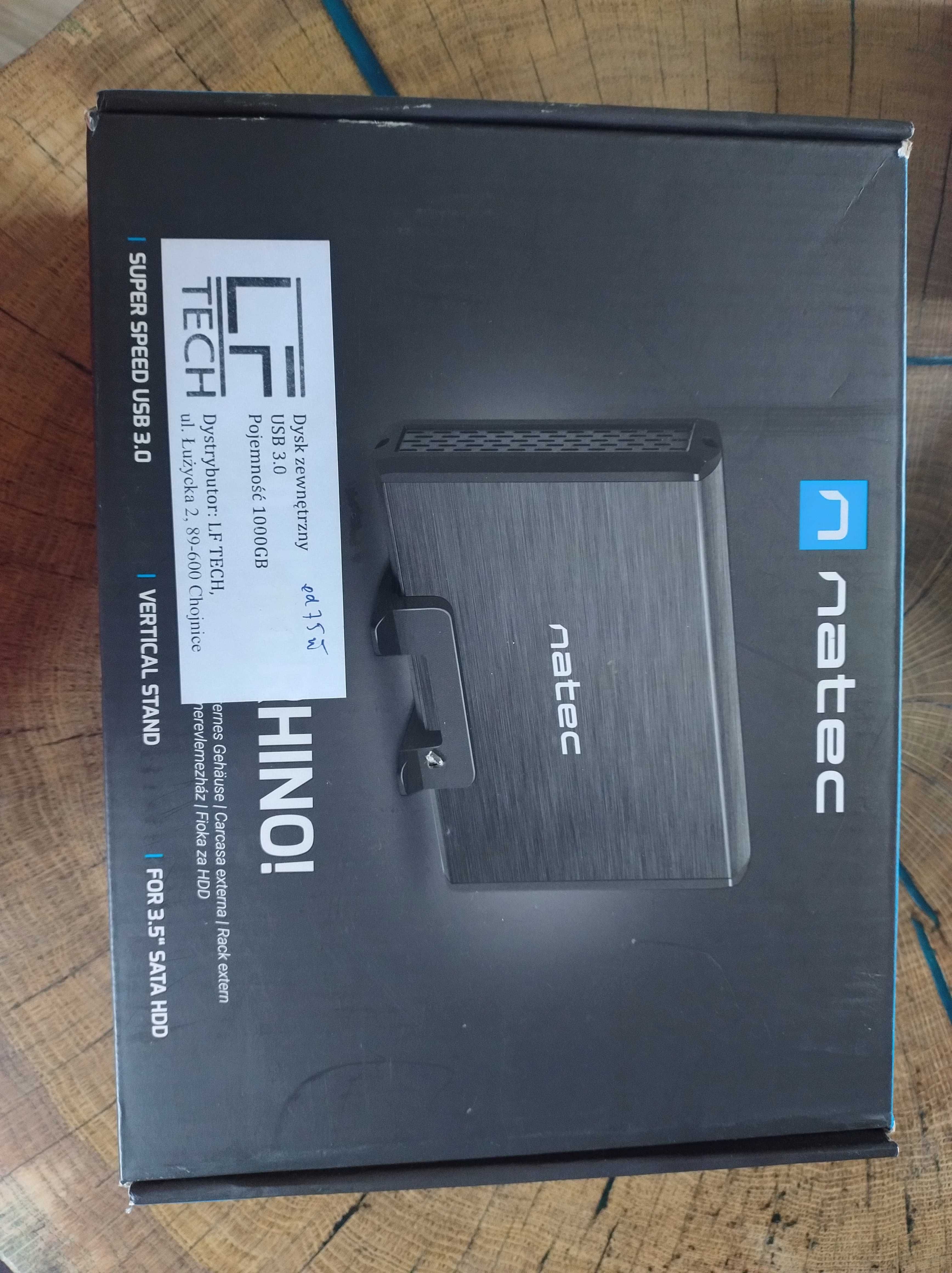 Dysk zewnętrzny natec 3.0 1TB; HDD 3,5